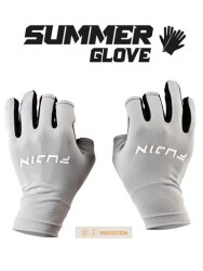Fujin Pro Angler S24 Summer Gloves Grey - 2