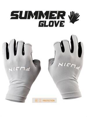 Fujin Pro Angler S24 Summer Gloves Grey - 2