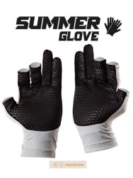 Fujin Pro Angler S24 Summer Gloves Grey - 3