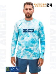 Fujin Pro Angler S24 T-Shirt Water Camo - Fujin