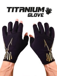Fujin Pro Angler S24 Titanium Gloves Black Gold - 2