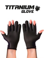 Fujin Pro Angler S24 Titanium Gloves Black Gold - 3