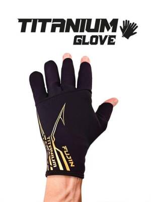 Fujin Pro Angler S24 Titanium Gloves Black Gold - 4