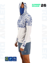Fujin Pro Angler S26 Buff&Hoodie Izohips White Blue - 2