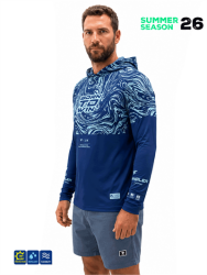 Fujin Pro Angler S26 Hooded Izohips Blue Mint - Fujin
