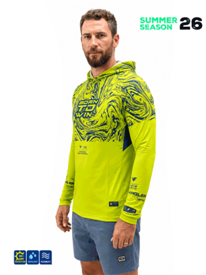 Fujin Pro Angler S26 Hooded Izohips Green Blue - 1