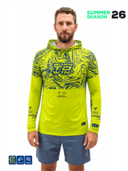 Fujin Pro Angler S26 Hooded Izohips Green Blue - 2