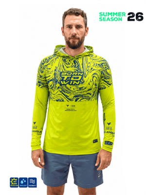 Fujin Pro Angler S26 Hooded Izohips Green Blue - 2