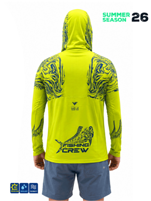 Fujin Pro Angler S26 Hooded Izohips Green Blue - 3
