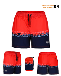 Fujin Pro Angler Short Mayo Scarlet Dark Navy - Fujin
