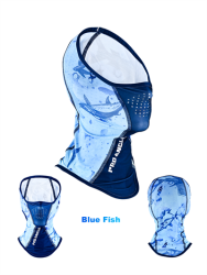 Fujin Pro Angler Sungaiter Boyunluk Blue Fish - Fujin