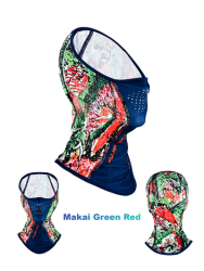Fujin Pro Angler Sungaiter Boyunluk Makai Green Red - Fujin