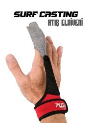 Fujin Pro Angler Surf Casting Atış Eldiveni Red - Fujin