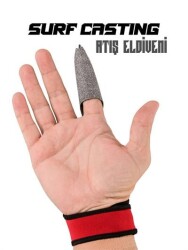 Fujin Pro Angler Surf Casting Atış Eldiveni Red - 2