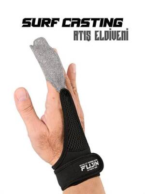 Fujin Pro Angler Surf Casting Atış Eldiveni Siyah - 1