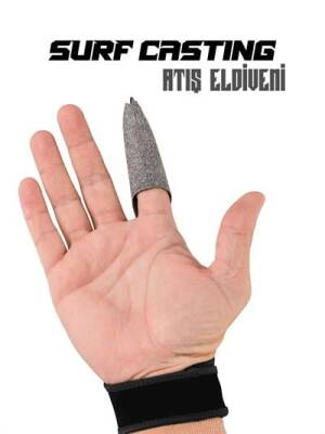 Fujin Pro Angler Surf Casting Atış Eldiveni Siyah - 2