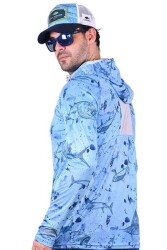 Fujin Pro Angler T-Shirt Blue Fish - 2