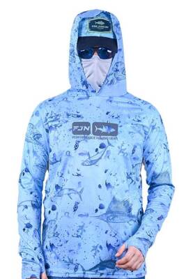 Fujin Pro Angler T-Shirt Blue Fish - 5