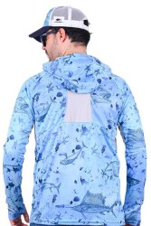 Fujin Pro Angler T-Shirt Blue Fish - 6