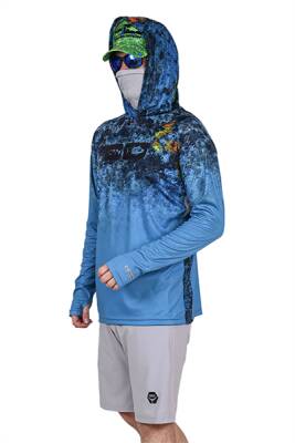 Fujin Pro Angler T-Shirt Blue Reef - 1