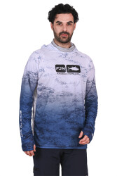 Fujin Pro Angler T-Shirt Grey Wave - 3