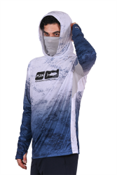 Fujin Pro Angler T-Shirt Grey Wave - Fujin