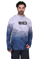 Fujin Pro Angler T-Shirt Grey Wave - 3