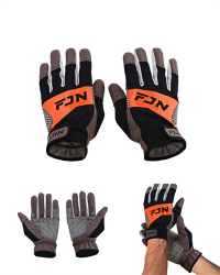Fujin Pro Angler Trolling Gloves Black - Fujin