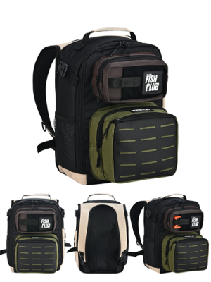 Fujin ProAji Back Pack Green Bej Balıkçı Sırt Çantası - 1