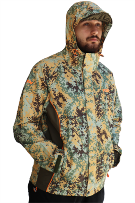 Fujin Raincoat Yağmurluk Brown Camo - 2