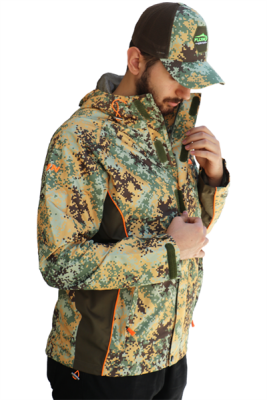 Fujin Raincoat Yağmurluk Brown Camo - 4