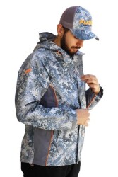 Fujin Raincoat Yağmurluk Grey Camo - Fujin