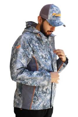 Fujin Raincoat Yağmurluk Grey Camo - 1