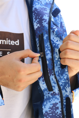 Fujin Raincoat Yağmurluk Marine Camo - 7