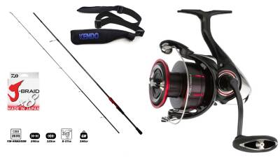 Fujin Red Romeo 270cm 8-37gr & Daiwa Fuego 23LT 4000CP Spin Seti - 1