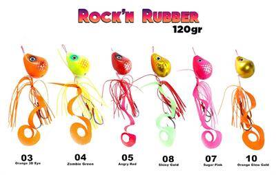 Fujin Rock'n Rubber 120gr Tai Rubber Set - 1