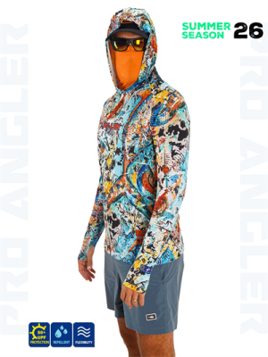 Fujin Rolla S26 Buff&Hoodie Makai Orange - 1