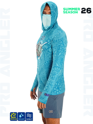 Fujin Rolla S26 Buff&Hoodie Swordfish Mint - 1