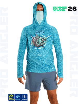 Fujin Rolla S26 Buff&Hoodie Swordfish Mint - 2