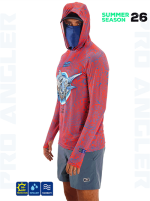 Fujin Rolla S26 Buff&Hoodie Swordfish Red - 1
