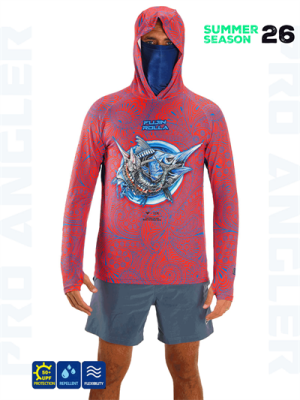 Fujin Rolla S26 Buff&Hoodie Swordfish Red - 2