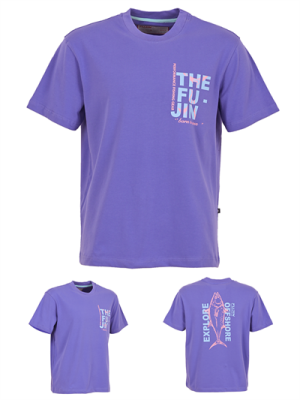 Fujin S26 Offshore T-Shirt Purple - 1