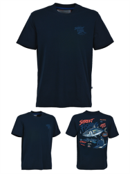 Fujin S26 Street Fishing T-Shirt Dark Navy - 1