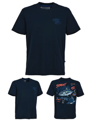 Fujin S26 Street Fishing T-Shirt Dark Navy - 1