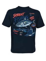 Fujin S26 Street Fishing T-Shirt Dark Navy - 4