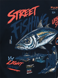 Fujin S26 Street Fishing T-Shirt Dark Navy - 6
