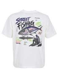 Fujin S26 Street Fishing T-Shirt Ecru - 4