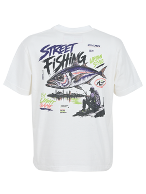 Fujin S26 Street Fishing T-Shirt Ecru - 4