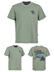 Fujin S26 Street Fishing T-Shirt Green - Fujin