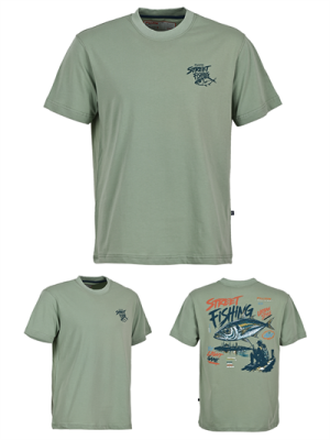 Fujin S26 Street Fishing T-Shirt Green - 1